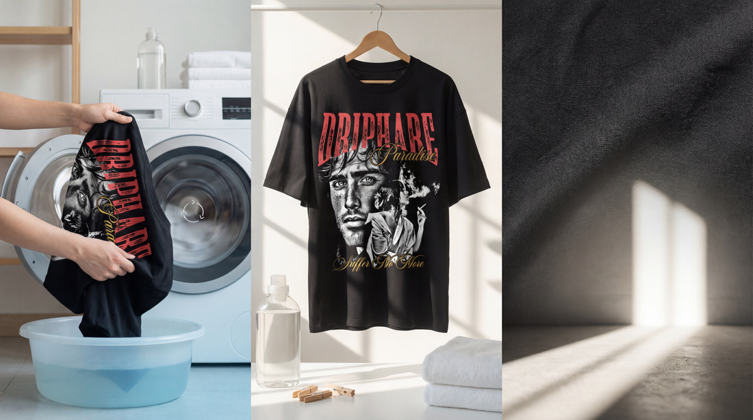 Black Graphic T-Shirt Care Guide: How to Prevent Fading & Keep It New