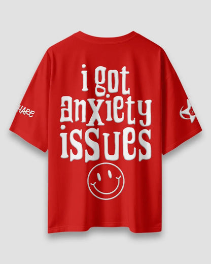 Anxiety Issues Lip Therapy Tee – Red Edition - Driphare